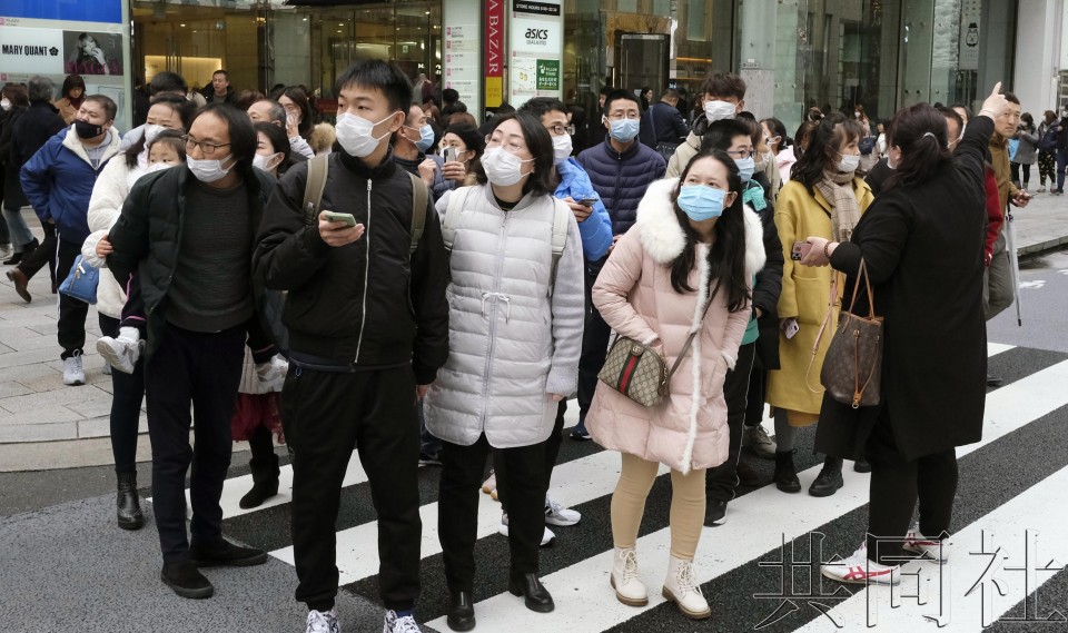 日本担忧新型肺炎导致中国游客骤减打击经济