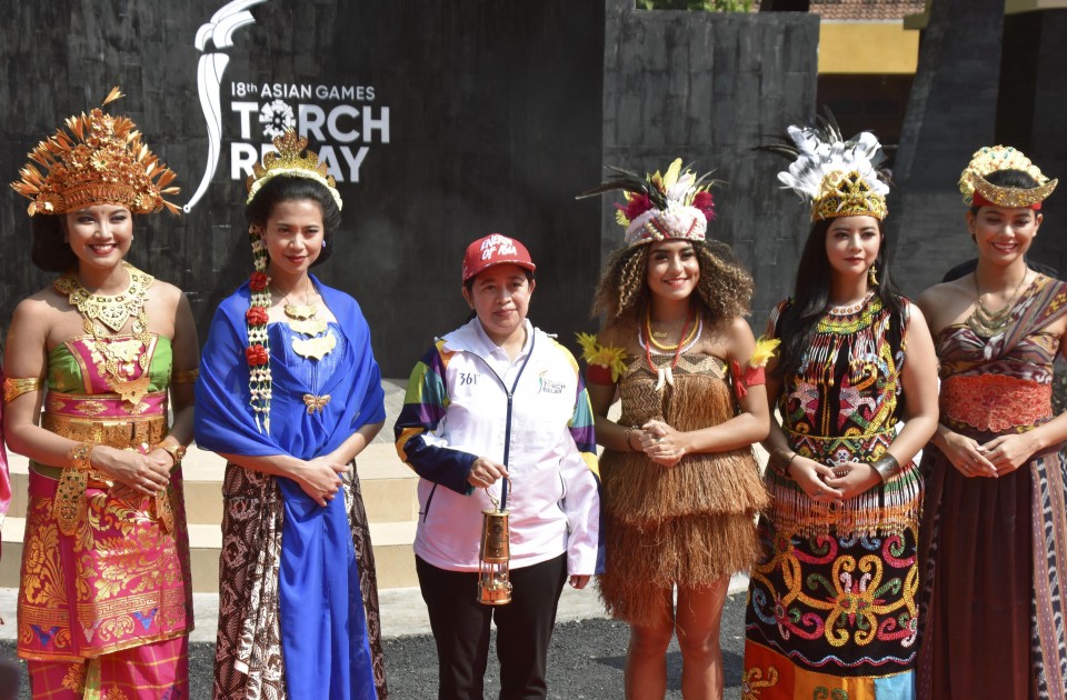Torch Relay Begins For Asian Games In Indonesia Torch Relay Begins For Asian Games In Indonesia