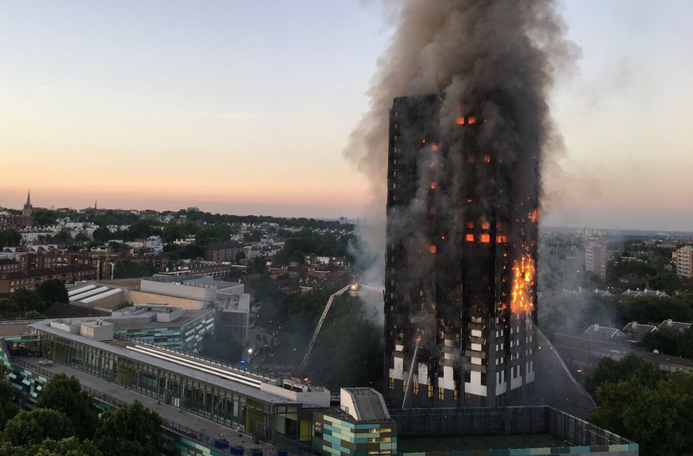 London Fire Crop - Credit "@Natalie_Oxford" 