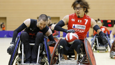 Wheelchair rugby players look for spotlight amid World Cup excitement