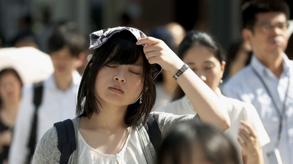 Temperature climbs above 40 C again as Japan heat wave continues