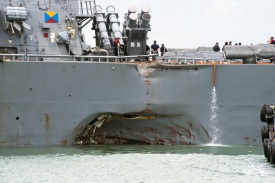 Body found by Malaysia not sailor from damaged destroyer: U.S. Navy