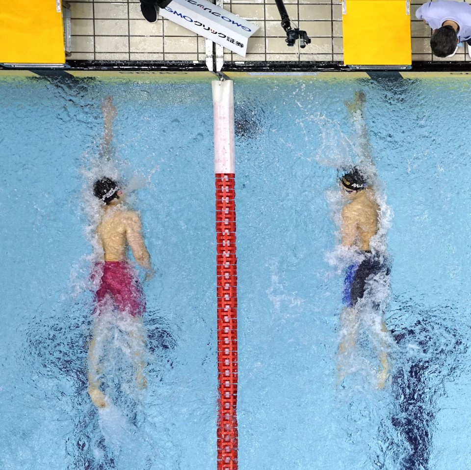 Swimming Japan's golden boy Hagino still polishing form for worlds