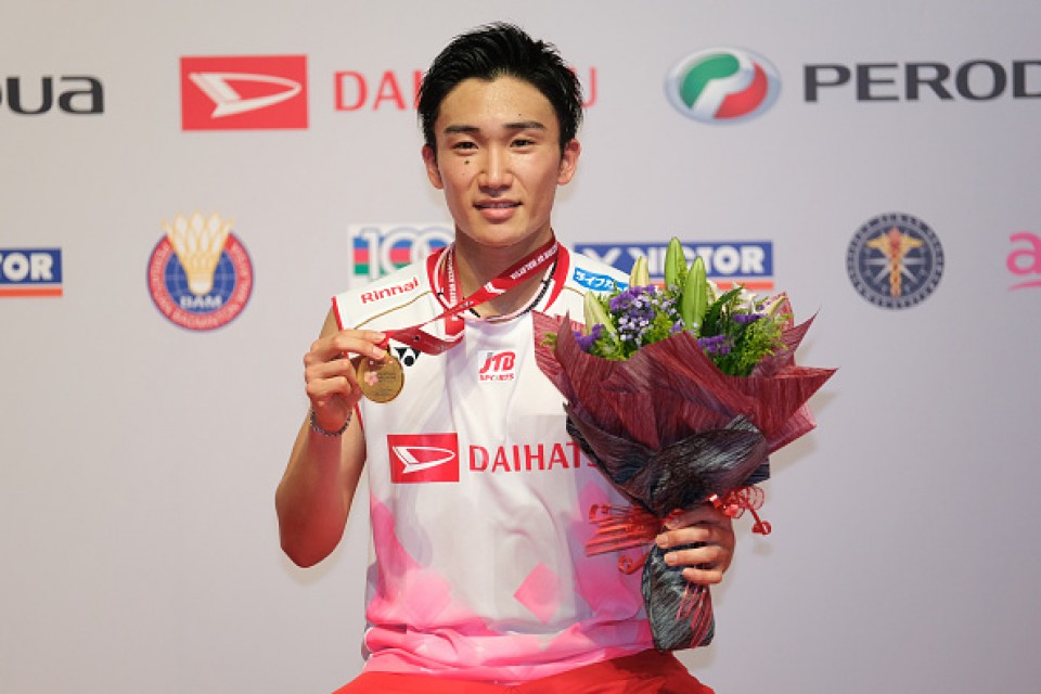 Badminton: Kento Momota opens Olympic year with Malaysia ...