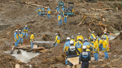 Recovery efforts continue in southwest Japan 1 week after heavy rain