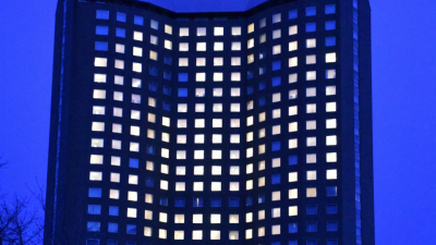 Rusutsu hotel lights up with smiley face amid temporary closure
