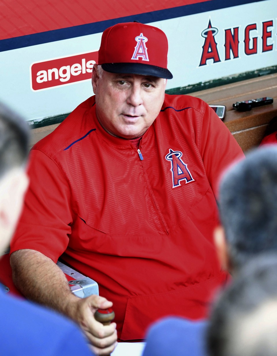 Los Angeles Angels manager Mike Scioscia says he won't be back for