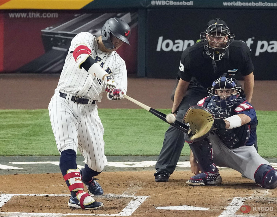 Baseball: Sasaki dominant, Okamoto homers in Japan's WBC warm-up win