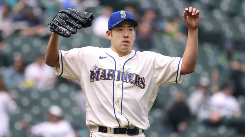 Yusei Kikuchi takes no-hit bid into seventh, Seattle Mariners top