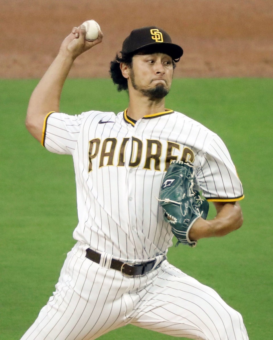 Baseball: Darvish earns 1st win of 2021, 1st with Padres