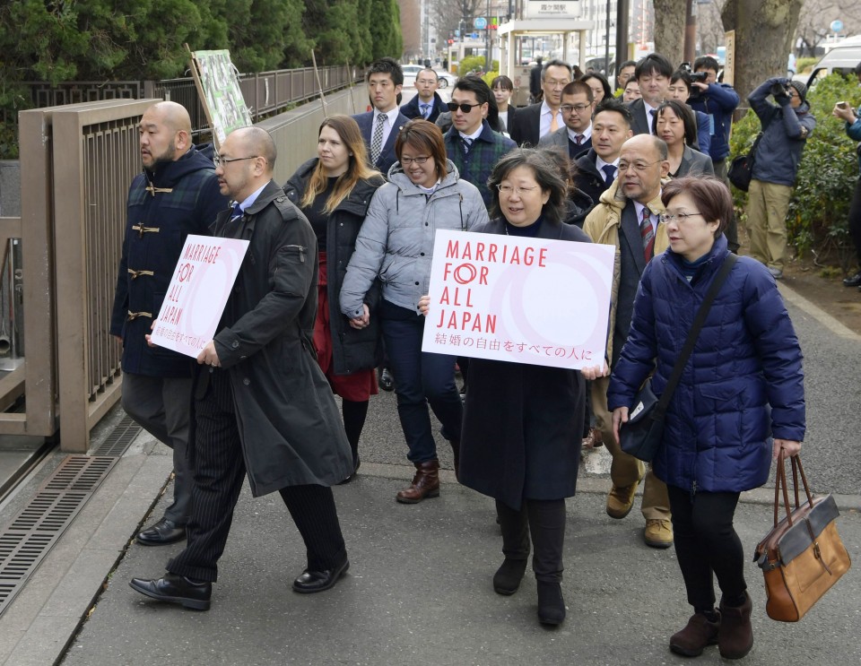 Gay Couples Seek Marriage Equality In Japan In Valentine S Day Suits