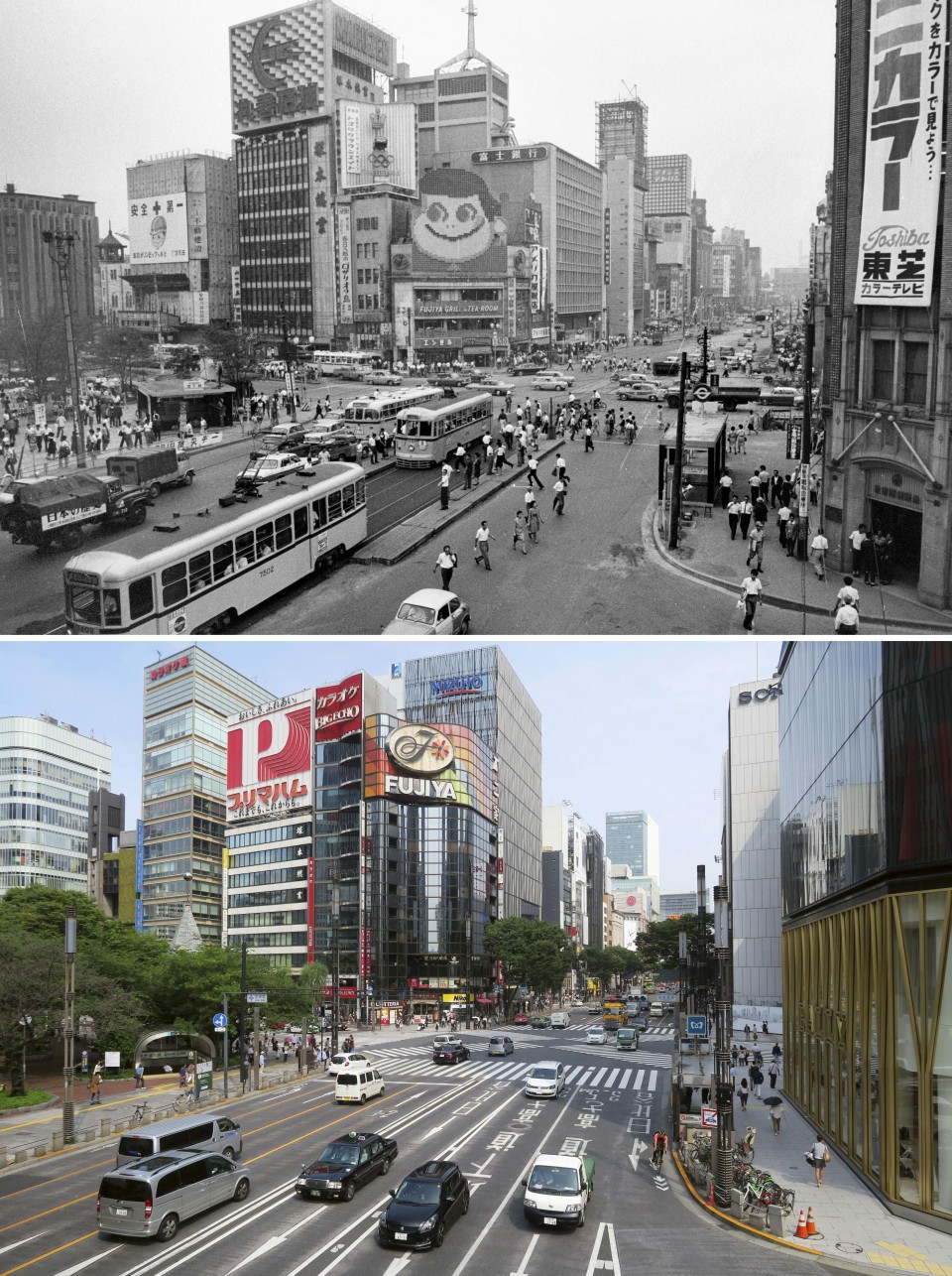 Tokyo then and now: Photographer documents four decades of change