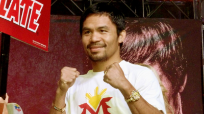 Philippine boxing legend Pacquiao launches presidential bid