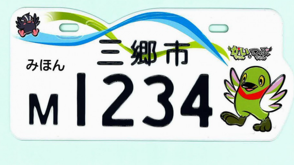 Scooter license plates with local designs targeted by thieves
