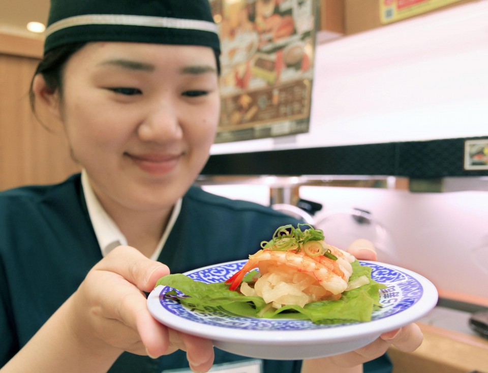 Cutting carbs with "ricefree" sushi in Japan