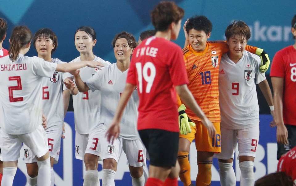 Asian Games Japan hold off S. Korea advance to women s soccer final