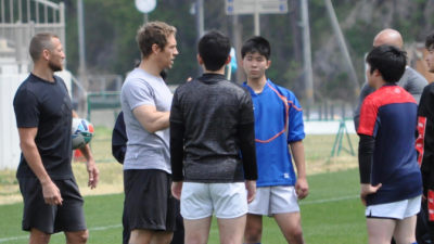 Kamaishi schoolboys team up with superstars to boost rugby's appeal