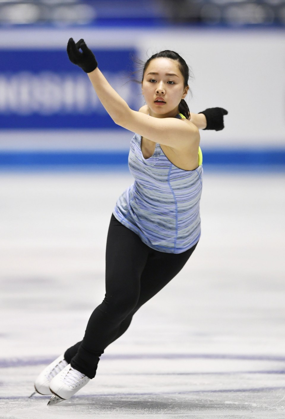 Figure skating Triple axel success boosts Higuchi ahead of World Team
