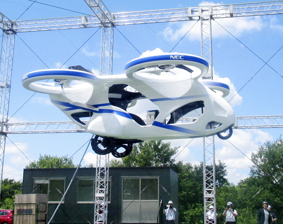 Japan to set guidelines for flying car tests by March 2022