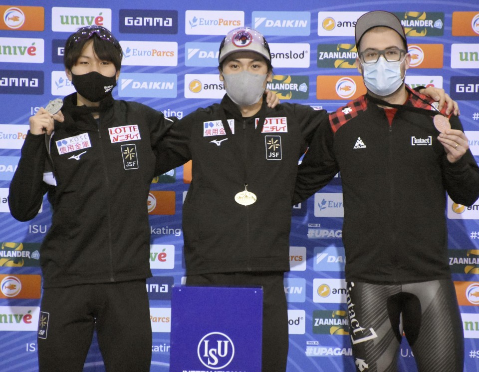 Speed skating: Yamato Matsui wins 1st World Cup race in men's 500