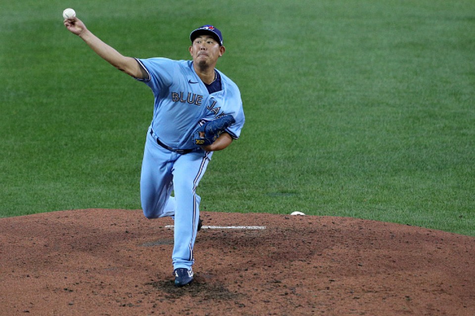 Shun Yamaguchi introduced by Blue Jays