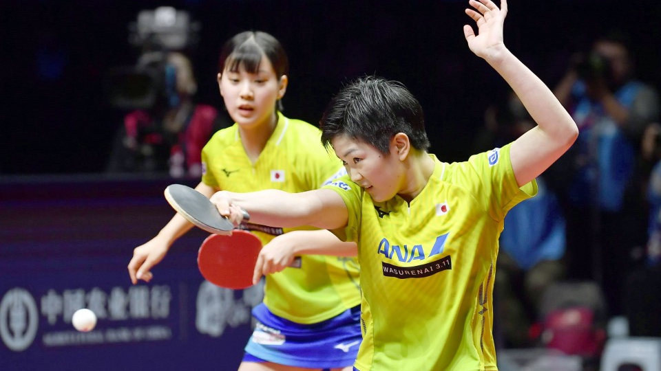 Table tennis Japanese teens Kihara, Nagasaki capture Grand Finals title