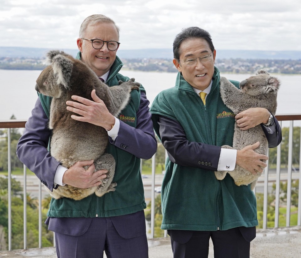 japan pm visit australia