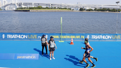 Swimming leg at Paralympic test event cancelled due to bad water