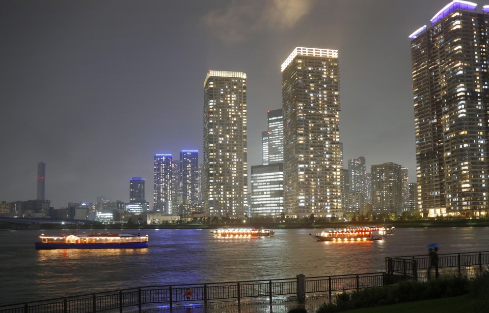 Boats In Tokyo Harbor Light Up To Create Hope Amid Pandemic