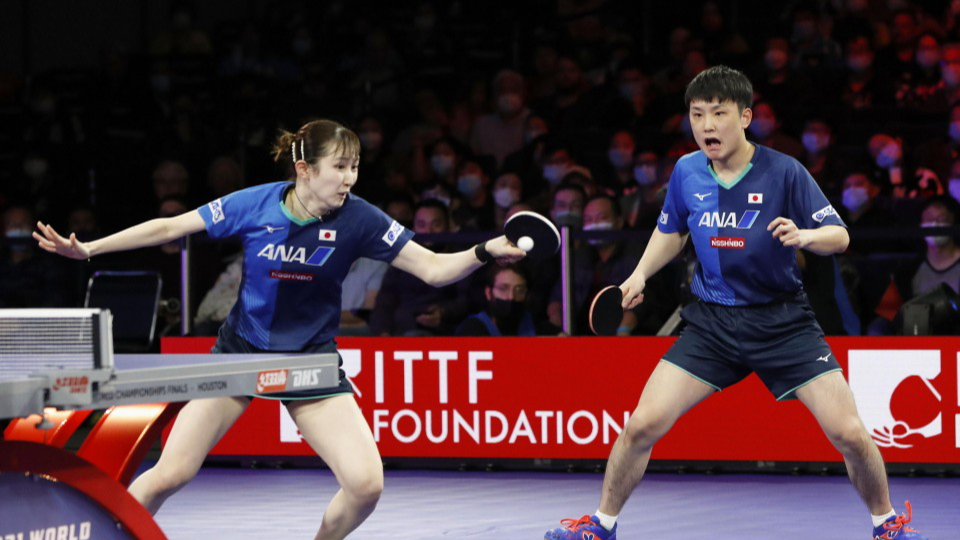 Table tennis Japan doubles pairs win into world c'ships finals
