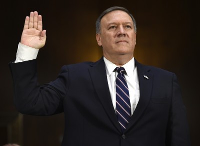 Mike Pompeo sworn in as new U.S. secretary of state