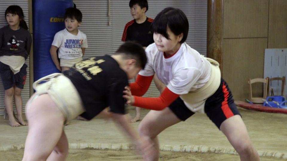 FEATURE: 14-yr-old girl wrestler inspired by men's iconic sumo venue