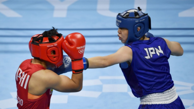 Japan's Sena Irie wins women's featherweight boxing gold in Tokyo